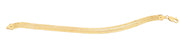 14K Yellow Gold Multi-Strand Herringbone Bracelet
