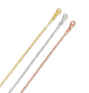 14K Yellow Gold 1.5mm Paperclip Chain Anklet