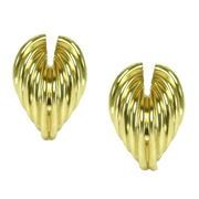 14K Yellow Gold Contemporary Earrings