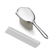 Empire Sterling Silver Girls Polished Brush & Comb