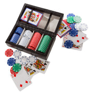 Croc Style Poker Set (Black)