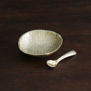 Sierra Modern Small Tela Bowl Gold with Spoon