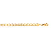 14K Yellow Gold 4.5mm Mariner Chain Necklace