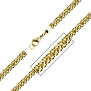 6mm Gold Plated Franco Chain Necklace
