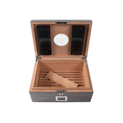 The Colton High Gloss Ebony Cigar Humidor (Brown)