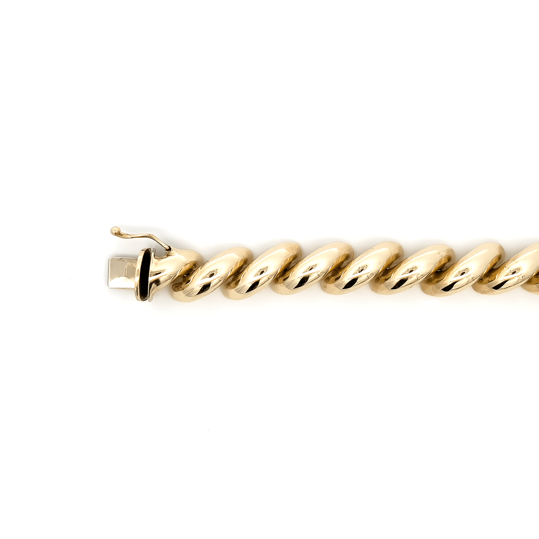 14K Yellow Gold Men's Bracelet| 22.47 Grams| Length 8.8