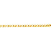 14K Yellow Gold 7.1mm Classic Miami Cuban Anklet