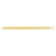 14K Yellow Gold Fancy Curb Link Necklace
