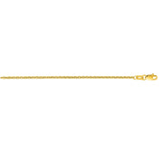 14K Yellow Gold 1.8mm Lite Forsantina Chain Necklace
