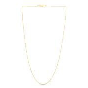 14K Yellow Gold Bead Chain Necklace