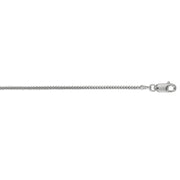 14K White Gold 1.6mm Franco Chain Necklace