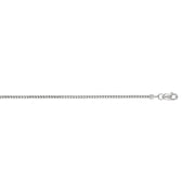 14K White Gold 1.3mm Ice Chain Necklace
