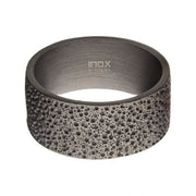 Antiqued Stainless Steel Magma Ring