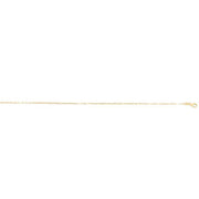 14K Yellow Gold 1.2mm Paperclip Necklace