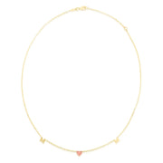 14K Two-Tone Gold MOM Necklace