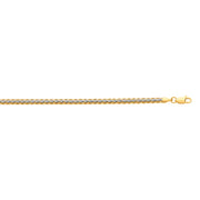10K Two-Tone Gold Weaved Bracelet