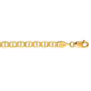 10K Yellow Gold 4.5mm Mariner Chain Bracelet