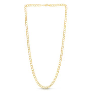 10K Yellow Gold 5.3mm Lite Comfort Curb Chain Necklace