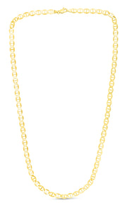 10K Yellow Gold 5.5mm Mariner Chain Necklace