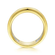 14K Two-Tone Gold Diamond Ring