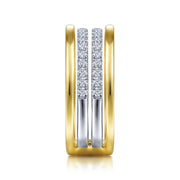 14K Two-Tone Gold Diamond Ring