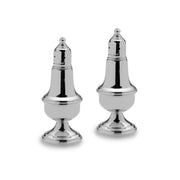 Empire Sterling Silver Colonial Polished Glass Lined Salt & Pepper Shaker Set