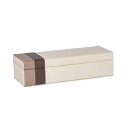The Madison Travel Jewelry Box (Ivory/Taupe/Brown)