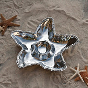 Medium Ocean Starfish Chip Dip & Server