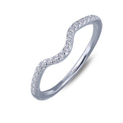 Sterling Silver 0.18 Carat Wave Band