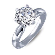 Sterling Silver 2.04 Carat Solitaire Ring