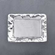 Organic Pearl Rectangular Engraved Tray with "Friends Till The End"