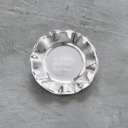 Vento Round Plate Tray- Good Friends, Good Wine, Good Times