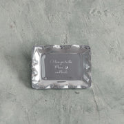 Vento Rectangular Engraved Tray with "I Love You To The Moon And Back"