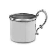 Empire Silver Pewter Beaded Baby Cup