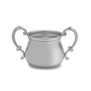 Empire Silver Pewter Beaded Double Handle Baby Cup