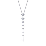 Sterling Silver Adjustable Icicle Necklace