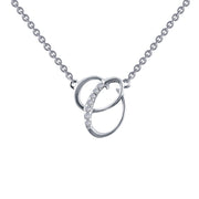 Sterling Silver Letter O Pendant Necklace