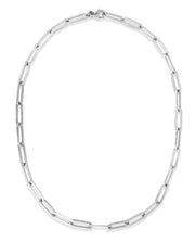Sterling Silver 6MM Flat Paperclip Link Chain Necklace