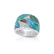 Sterling Silver Chromatica Ring