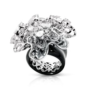 Sterling Silver Corsage Ring