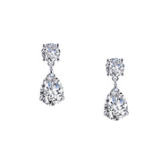 Sterling Silver Elegant Drop Earrings