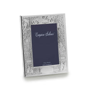 Empire Silver 4.75 x 6 Pewter Baby Birth Record Frame
