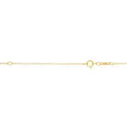 14K Yellow Gold 1.3mm Extendable Chain Necklace