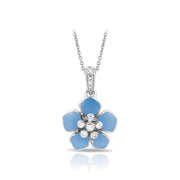 Sterling Silver Forget Me Not Pendant