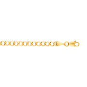 14K Yellow Gold 4.4mm Lite Curb Chain Necklace