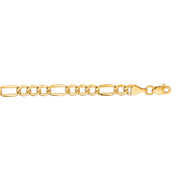 14K Yellow Gold 4.7mm Lite Figaro Chain Necklace