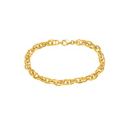 14K Yellow Gold Euro Link Chain Necklace