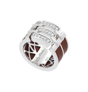 Sterling Silver Links Ring