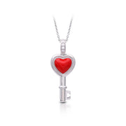 Sterling Silver Love is the Key Pendant