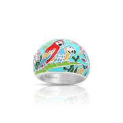 Sterling Silver Macaw Ring